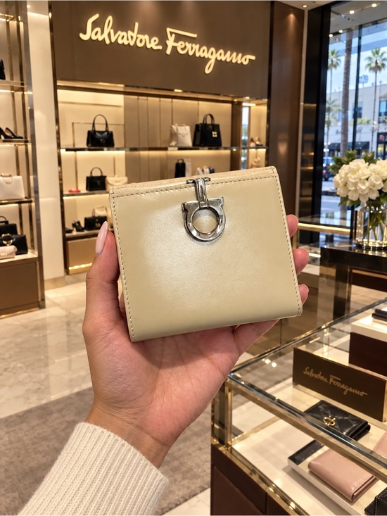 Salvatore Ferragamo Handbags - ✨ Salvatore Ferragamo Leather Folio Wallet — NEW, small flaws, No Box, no dusty